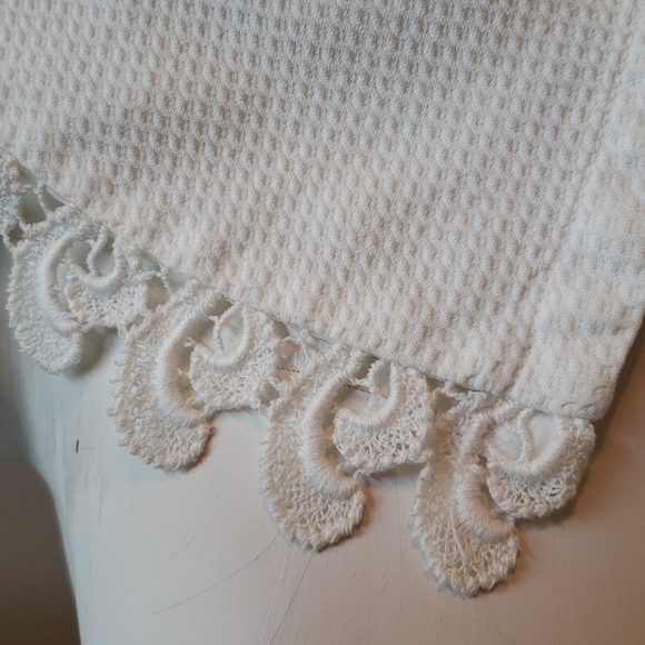 Vintage RBG Style White Cotton Collar - Picture 4 of 4